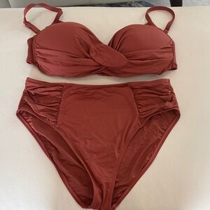 La Blanca Rust Bikini Set